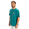 Camiseta Quiksilver Hypnotic Wave Teal Green