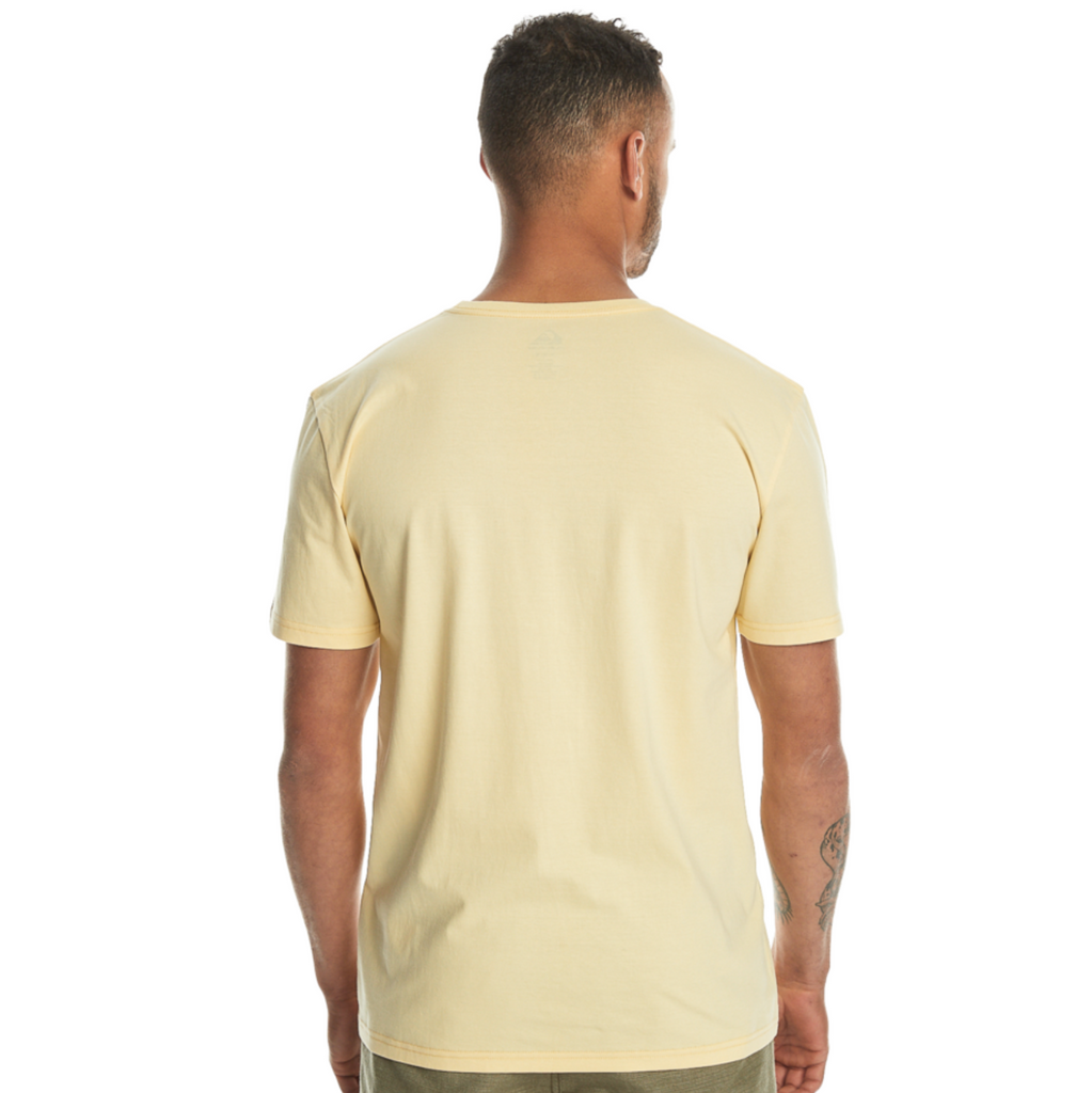 Camiseta Quiksilver Mini Logo Mellow Yellow