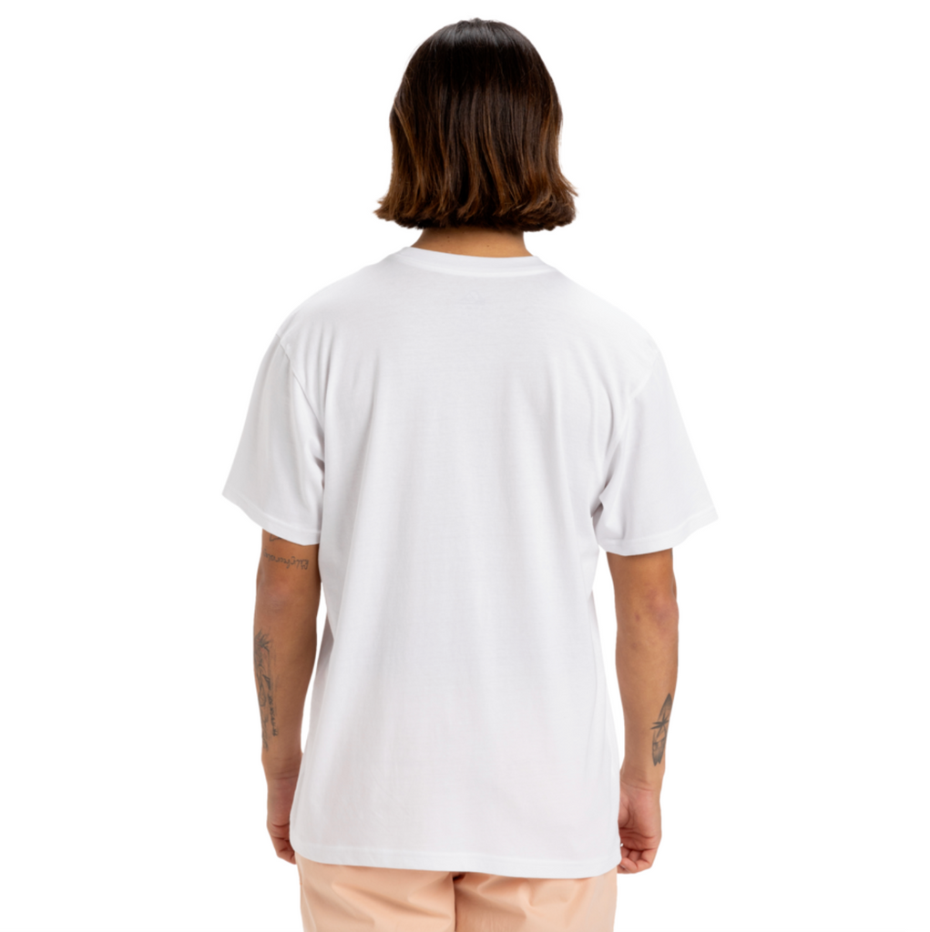 Camiseta Quiksilver Retro Fade White
