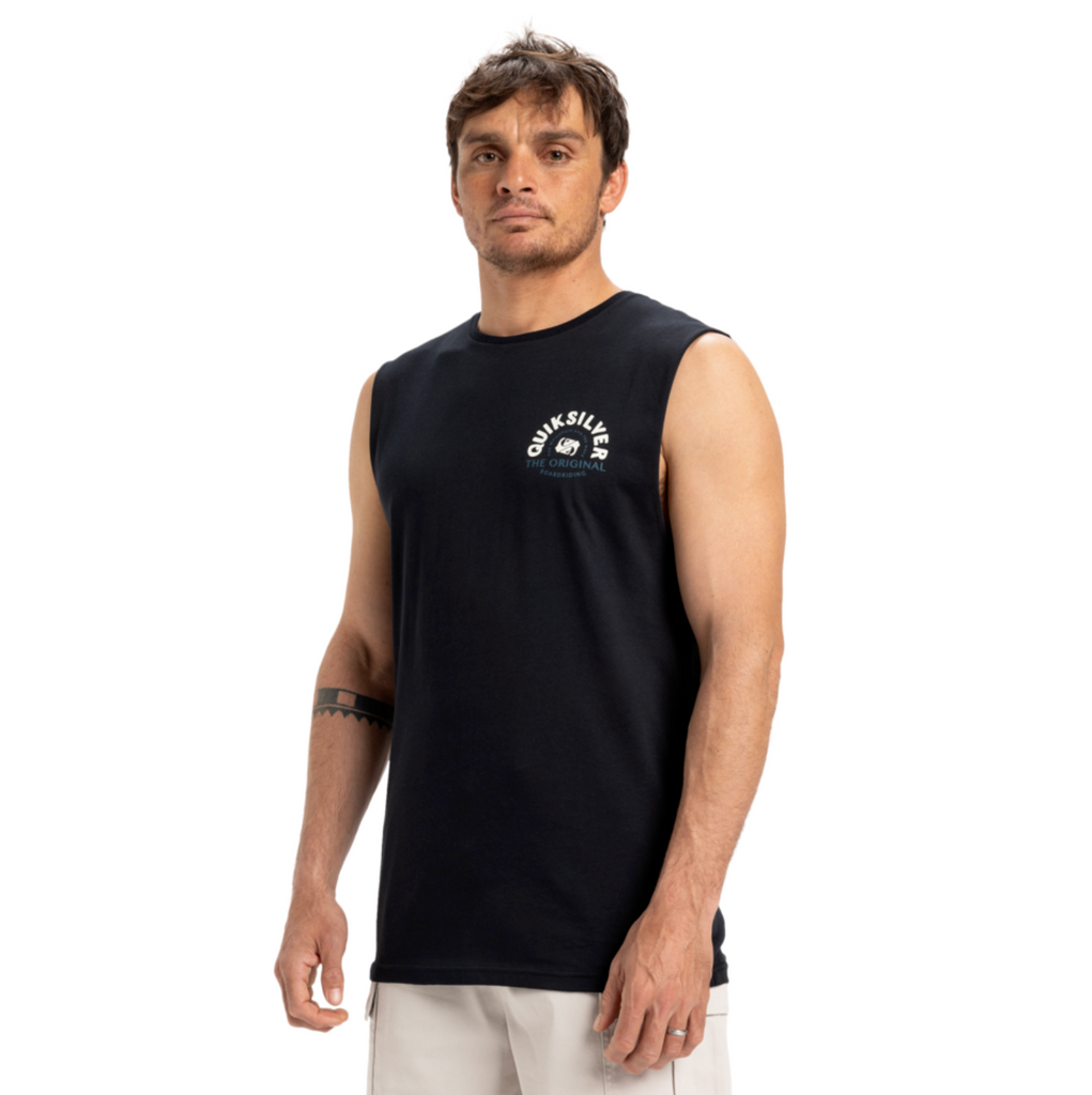Camiseta Quiksilver Summer Road Muscle Black
