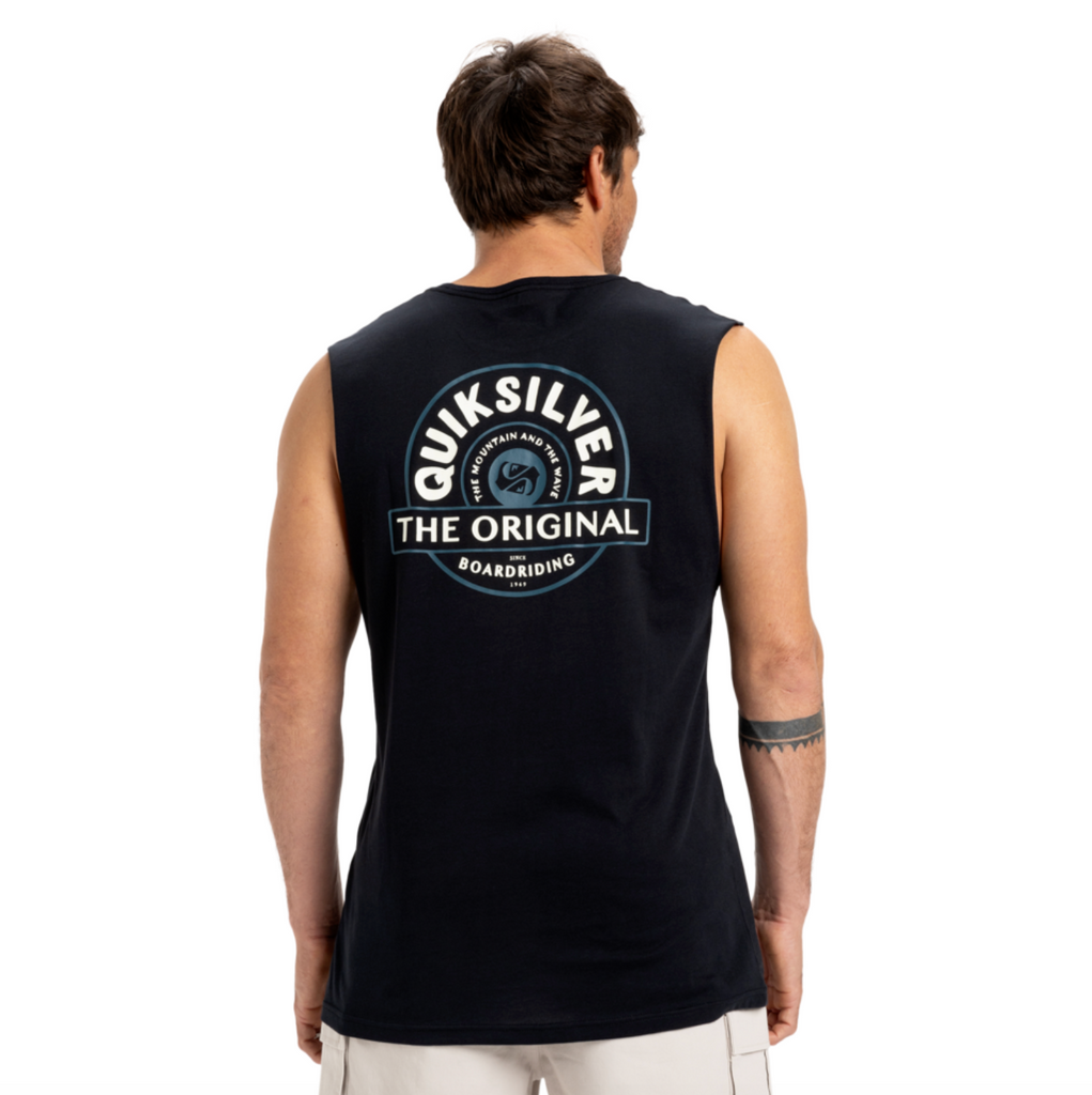 Camiseta Quiksilver Summer Road Muscle Black