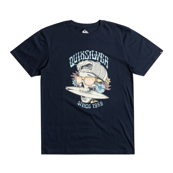 Camiseta Quiksilver Skull 69 Navy