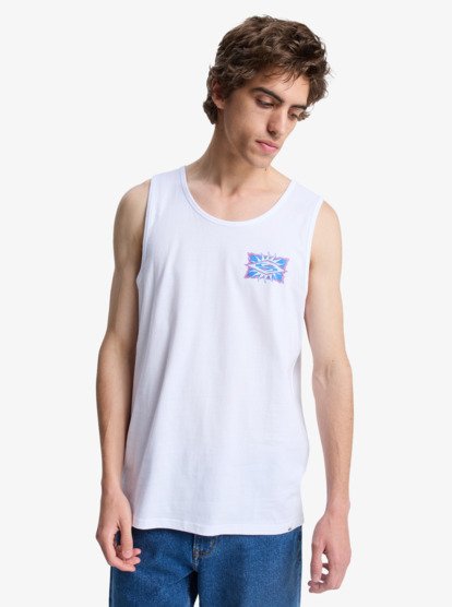 Camiseta Quiksilver Starfish Stamp White