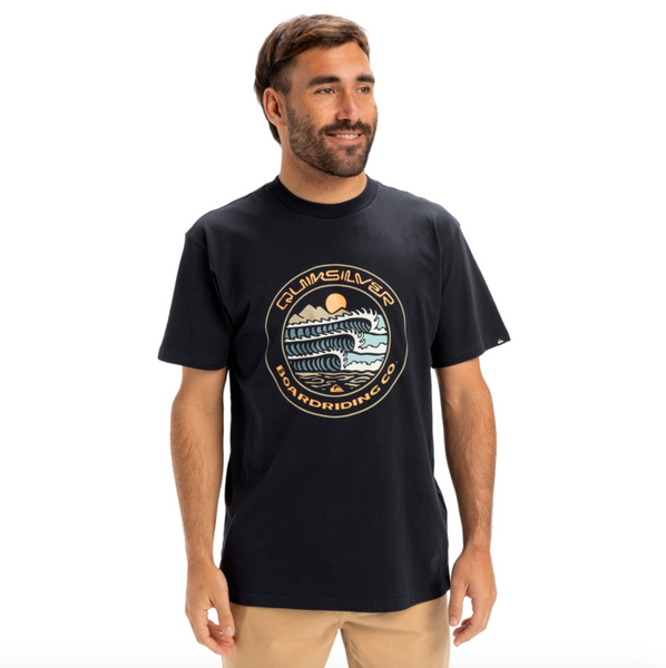 Camiseta Quiksilver Three Seas Black