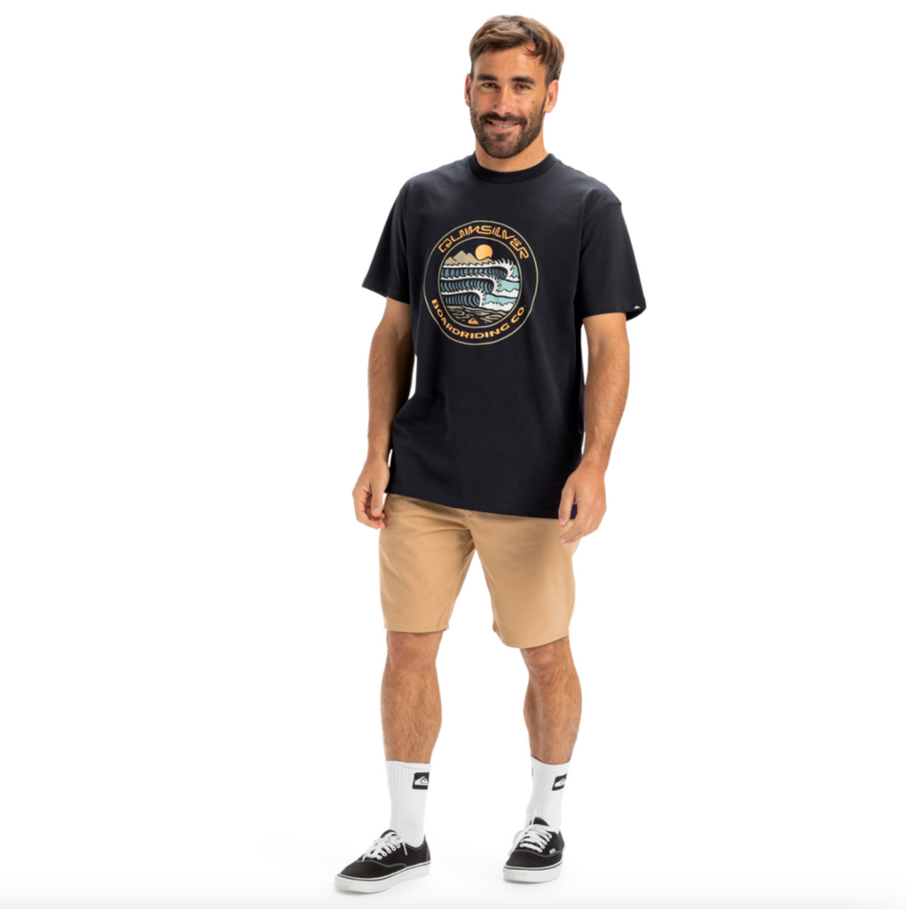Camiseta Quiksilver Three Seas Black
