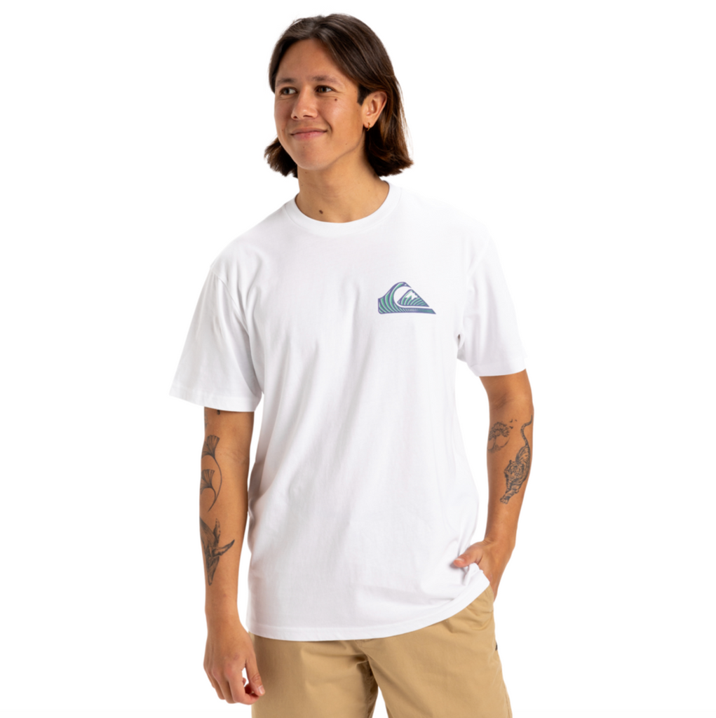 Camiseta Quiksilver Window Pane White
