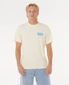 Camiseta RIP CURL Board Bakery Lemon Ice hombre camiseta surf color crema estilo surfero algodón