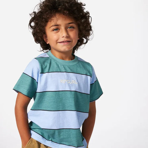 Camiseta Rip Curl Grom Energy Blue Lagoon