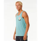 Camiseta de tirantes Rip Curl Revival Peaking Dusty Blue para hombre color azul verano