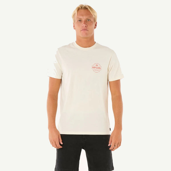 Camiseta Rip Curl Stapler Bone