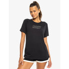 Camiseta ROXY Everyday Flow Black negra de algodón para mujer estilo surf casual