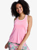 Camiseta ROXY Everyday Flow Tank Plumeria sin mangas para mujer con diseño deportivo ligero y transpirable