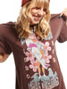 Camiseta Roxy Sweet Janis Bitter Chocolate