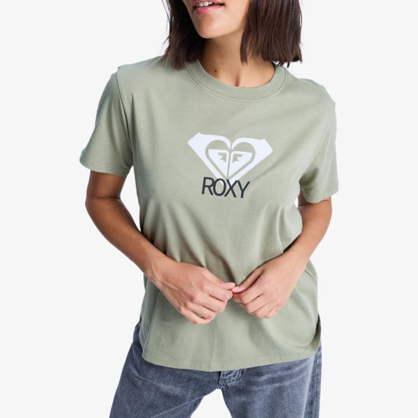 Camiseta Roxy Ocean Road Art Oil Green