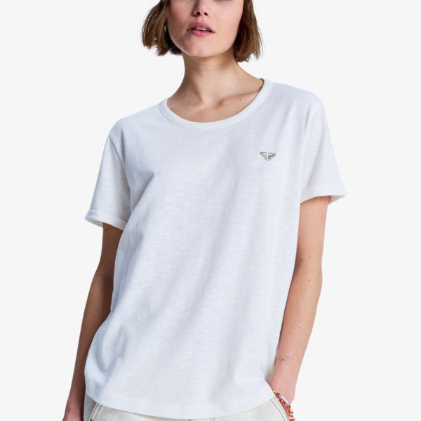 Camiseta Roxy Oceanwave Regular Emby Egret