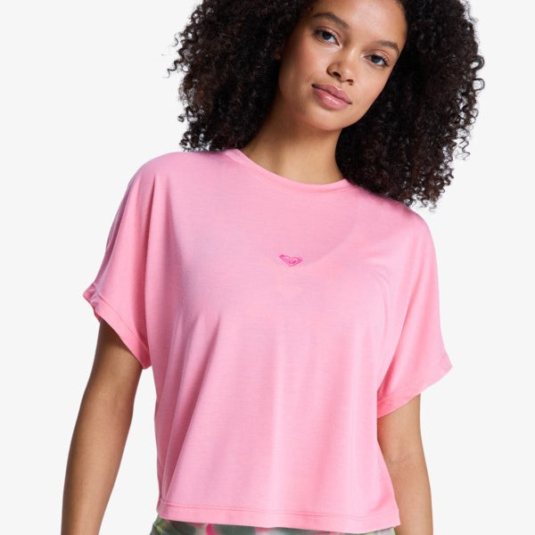 Camiseta Roxy Tech Everyday Flow Tee Plumeria