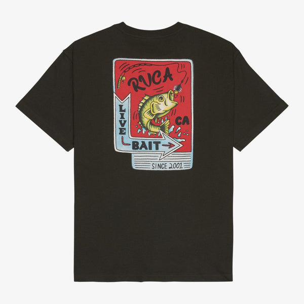 Camiseta Rvca Live Bait Pirate Black