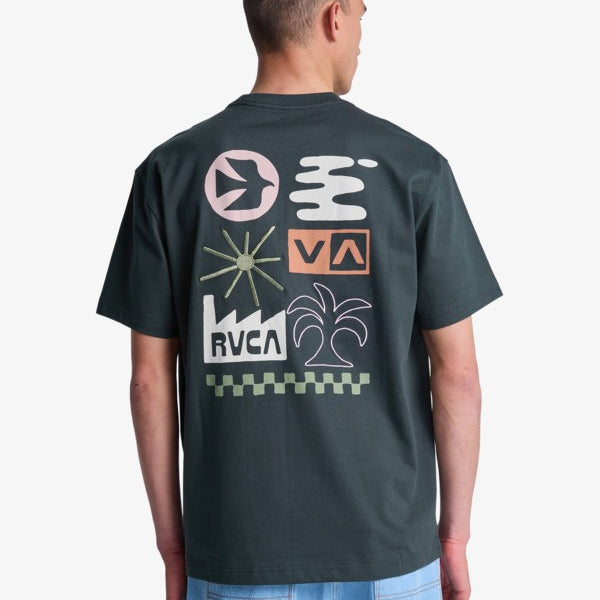 Camiseta Rvca Mirage Pirate Black