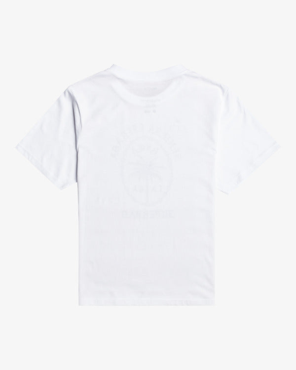 parte trasera camiseta RVCA Superbad White mujer