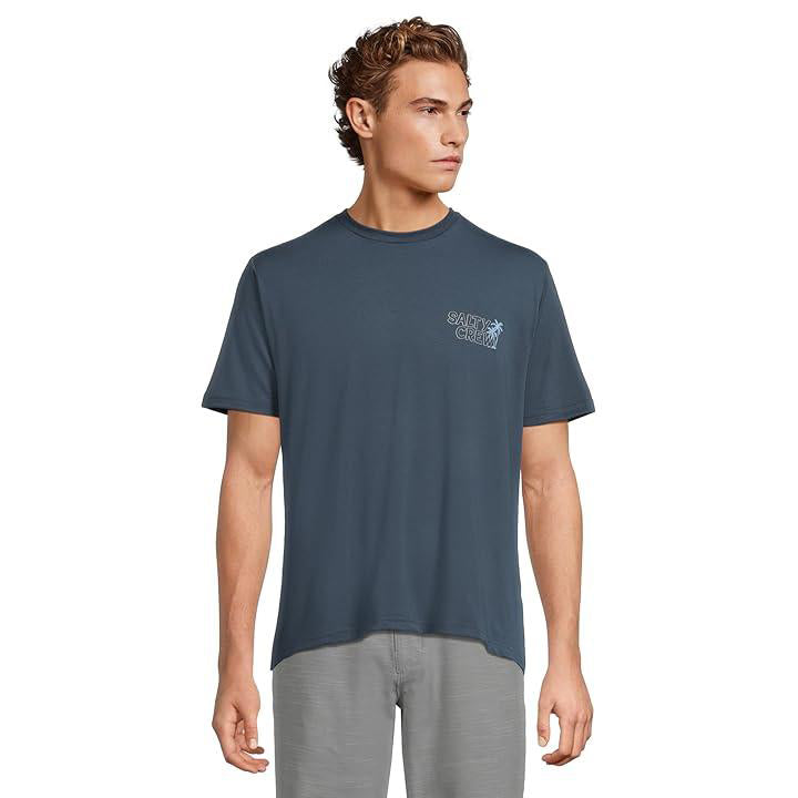 Camiseta SALTY CREW AFrame Crossover Navy hombre camiseta surf algodon manga corta