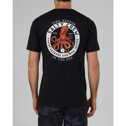 Camiseta The Surf Town Logo Raglan Maroon Black