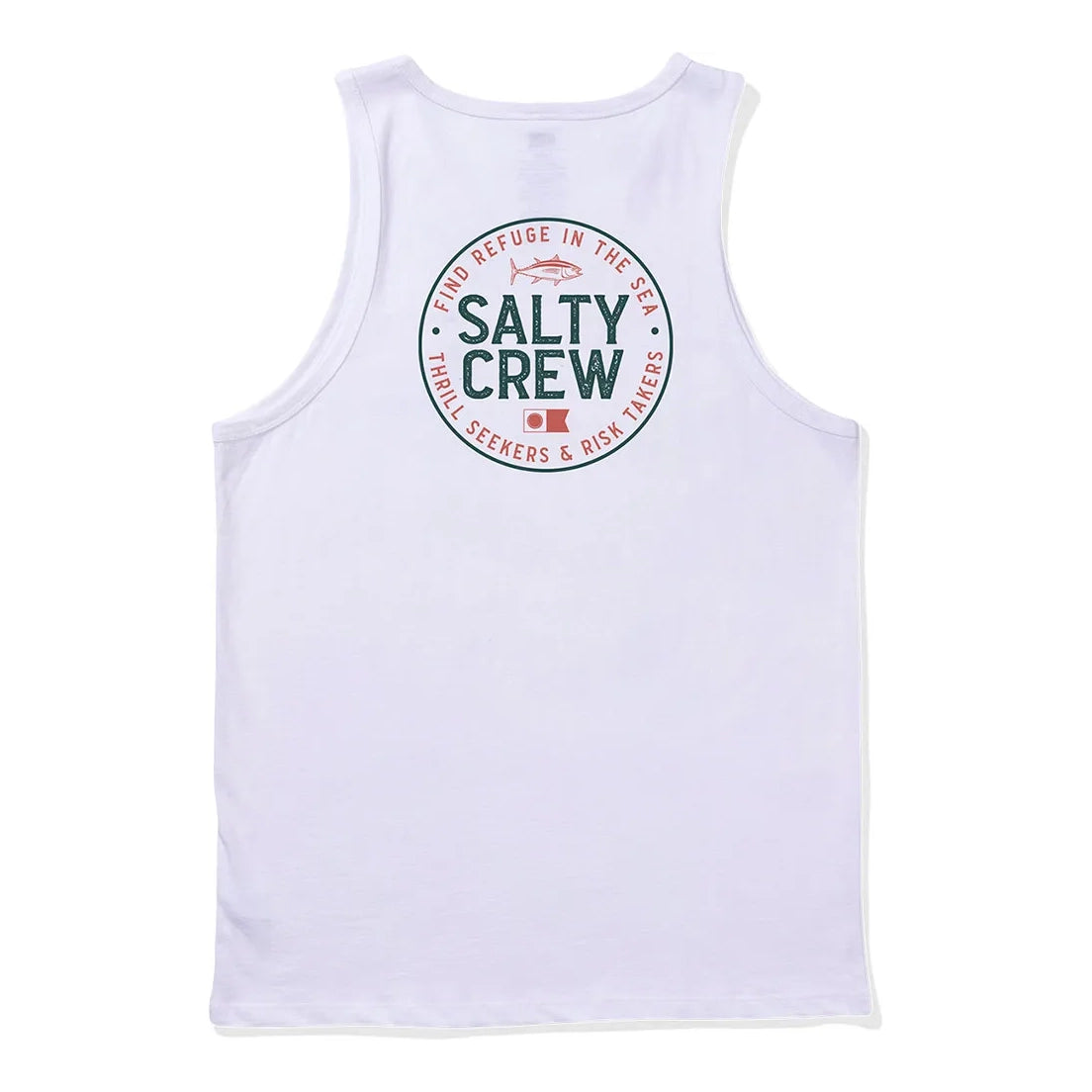 Camiseta SALTY CREW Legendary White hombre camiseta surf sin mangas algodon blanca