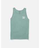 Camiseta de tirantes Salty Crew Outside Tank Mackerel para hombre en color verde agua con diseño surfero y estilo veraniego