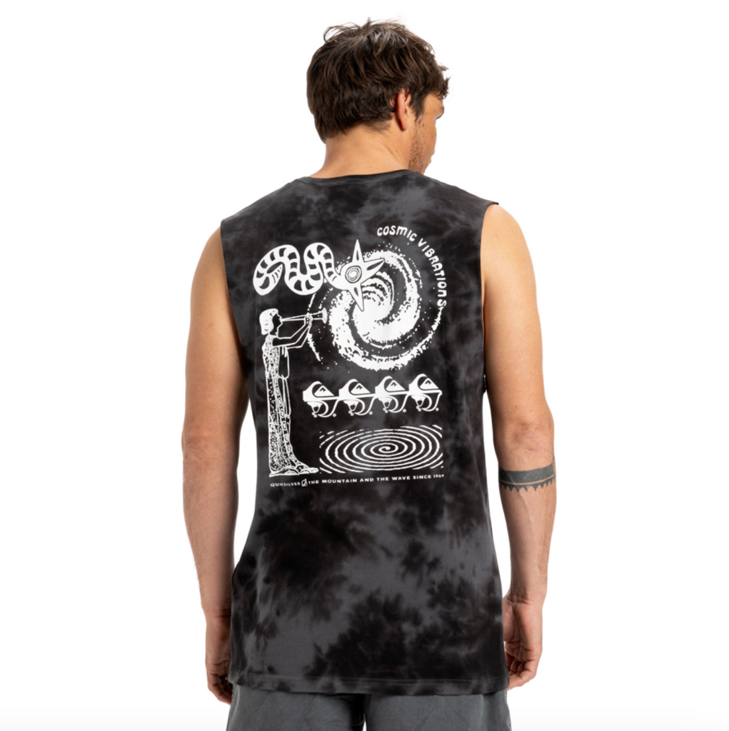 Camiseta Quiksilver Cosmic Vibrations Muscle Black