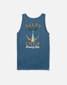 Camiseta de tirantes SALTY CREW Tailed Tank Cast Blue azul con diseño de pez estilo surf verano