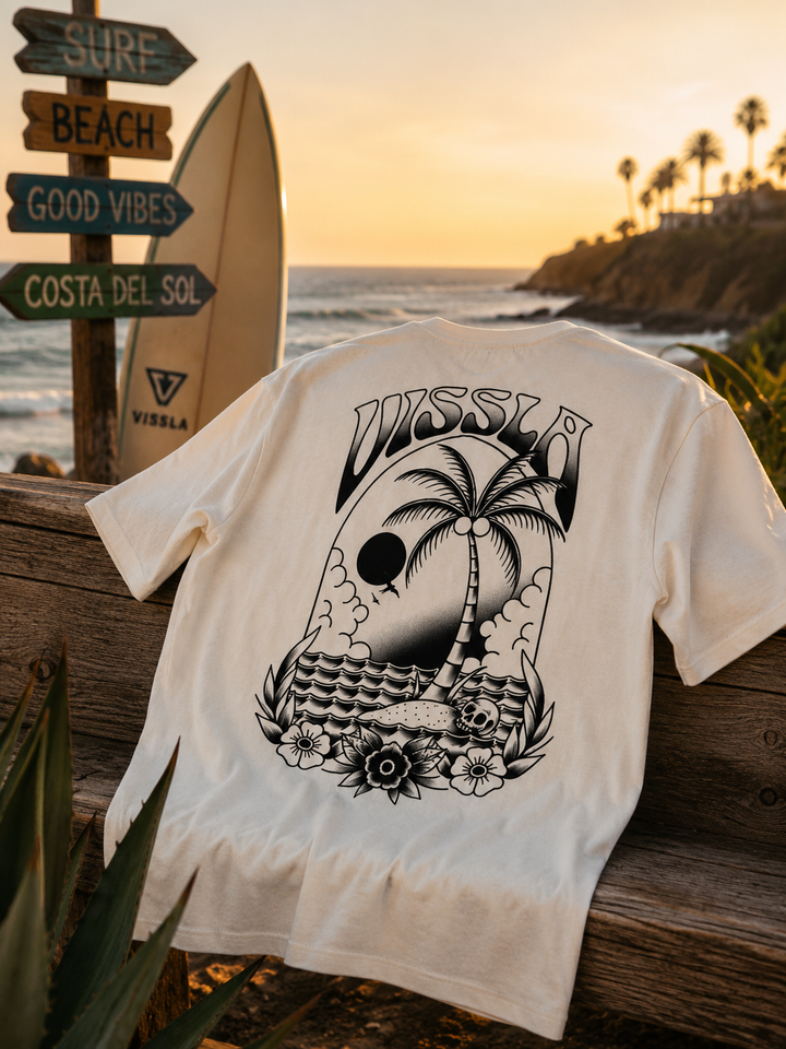 Vissla Marooned Tee Weiß