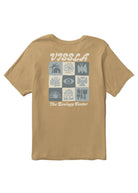 Camiseta Vissla Tec Abundant Organic Tee color bronze con diseño surf sostenible de algodón orgánico para hombre