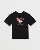 Camiseta Volcom Ozzy II Black para niño detalle gráfico oficial