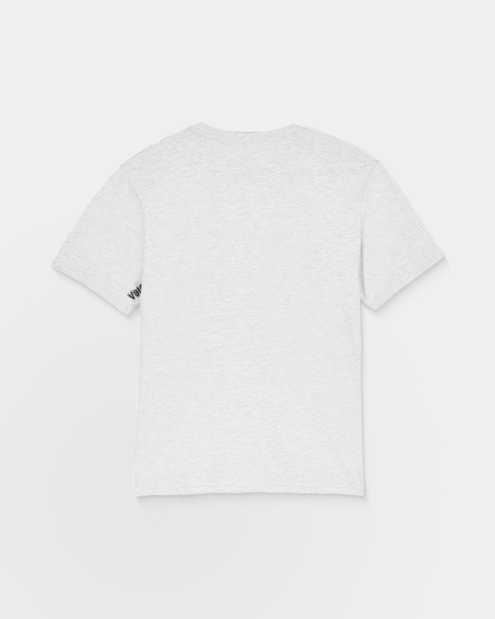 Camiseta Volcom Stone Blanks Heather Grey detalle de los acabados oficial