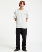 Camiseta Volcom Stone Blanks Heather Grey vista trasera del producto oficial
