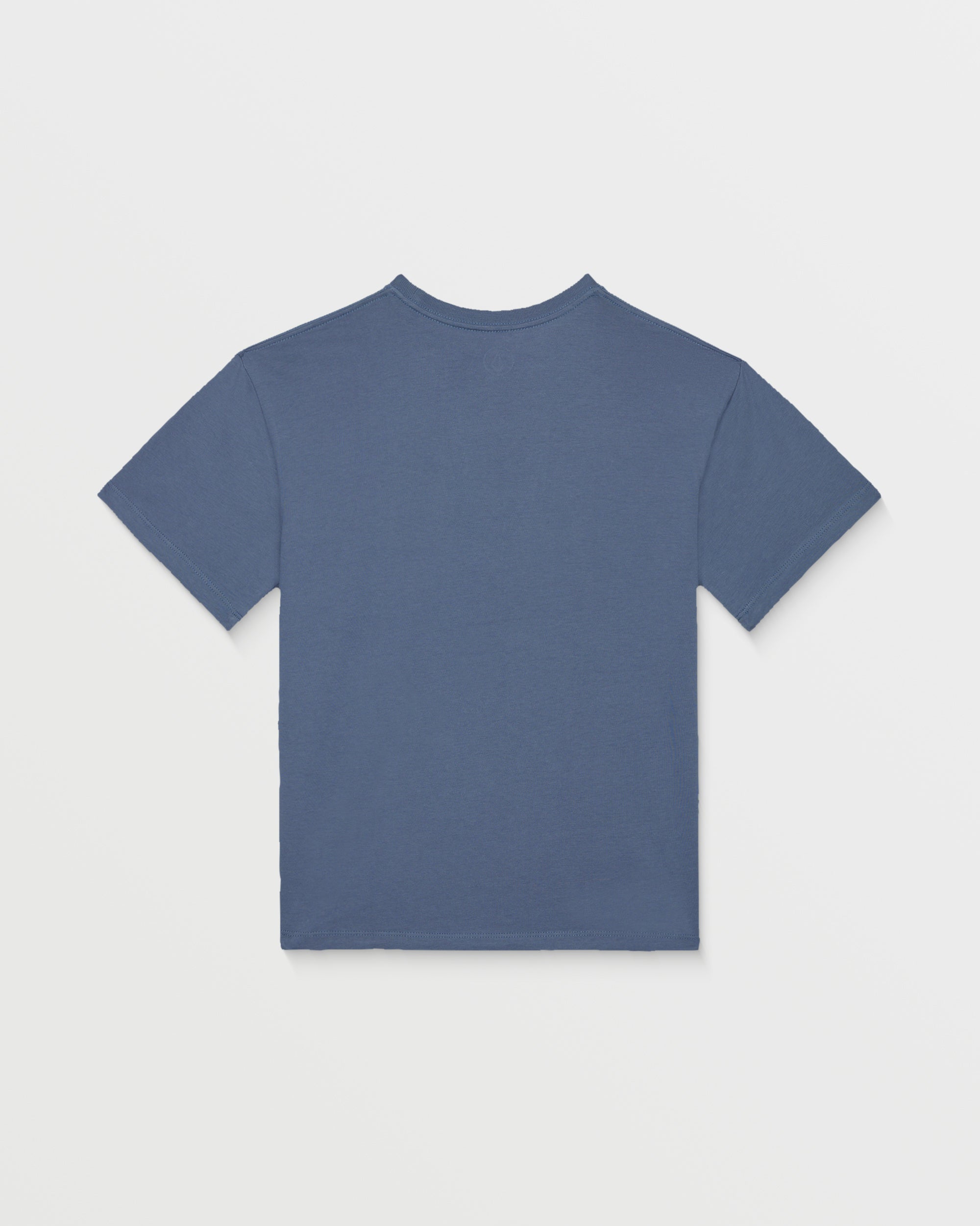 Camiseta Volcom Stone Blanks Storm Blue para niño vista trasera del producto oficial