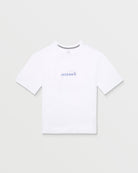 Camiseta Volcom Weirdcard White para niño vista frontal del producto oficial