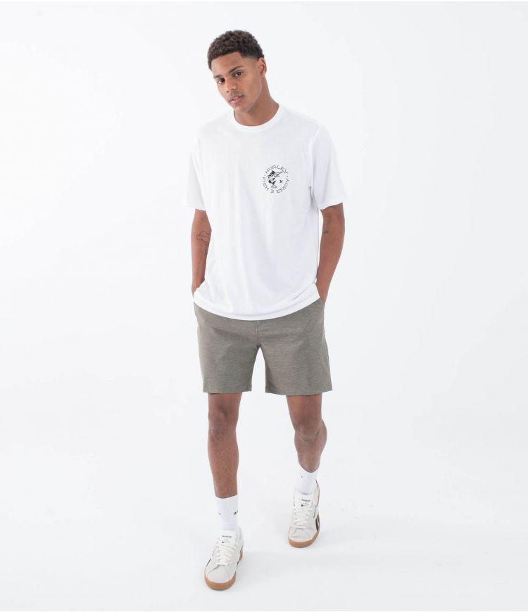 Camiseta Hurley Bait White