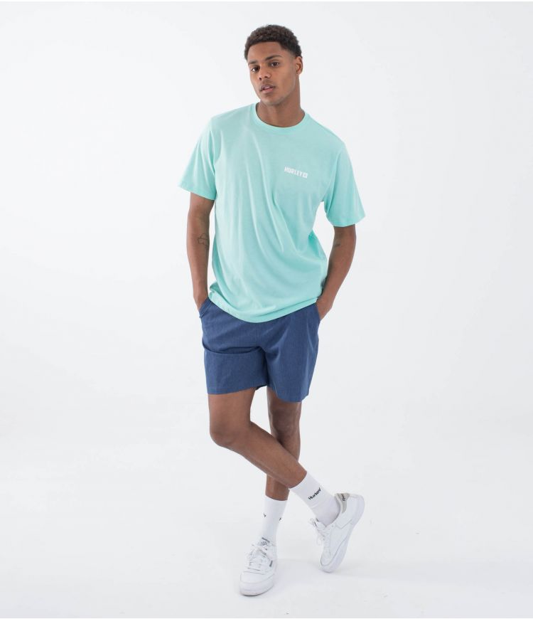 Camiseta Hurley Four Corners Tropical Mist Htr