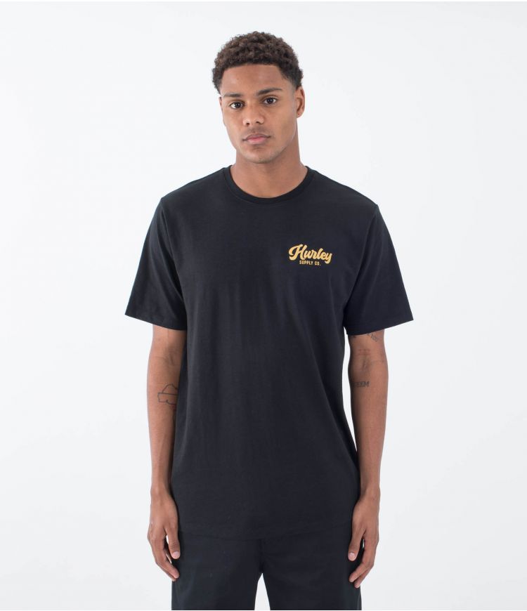 Camiseta Hurley Raceway Slub Black