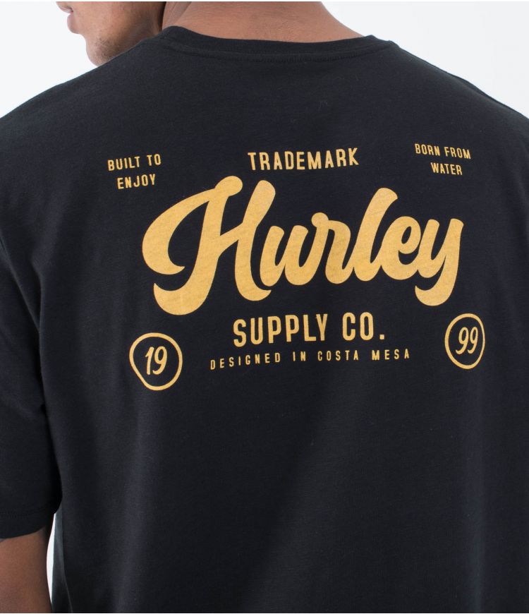 Camiseta Hurley Raceway Slub Black
