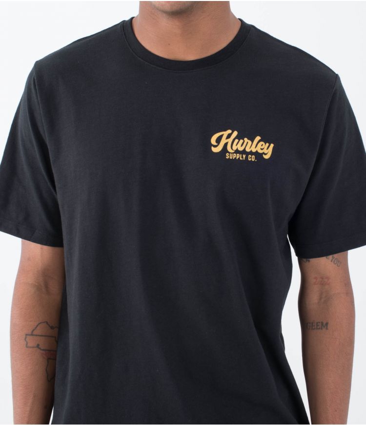 Camiseta Hurley Raceway Slub Black