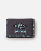 Cartera RIP CURL Archive Black Blue cartera surf hombre negra con detalles azules Rip Curl