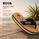 Chanclas Cool Original Cork LTD 2 en fotografía editorial propia de THE SURF TOWN con estilo beach lifestyle premium y acabado de corcho natural