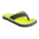 Chanclas DAKINE No Ka’oi Sport Grey Lime para hombre con plantilla amortiguada gris oscuro y lime estilo surf verano