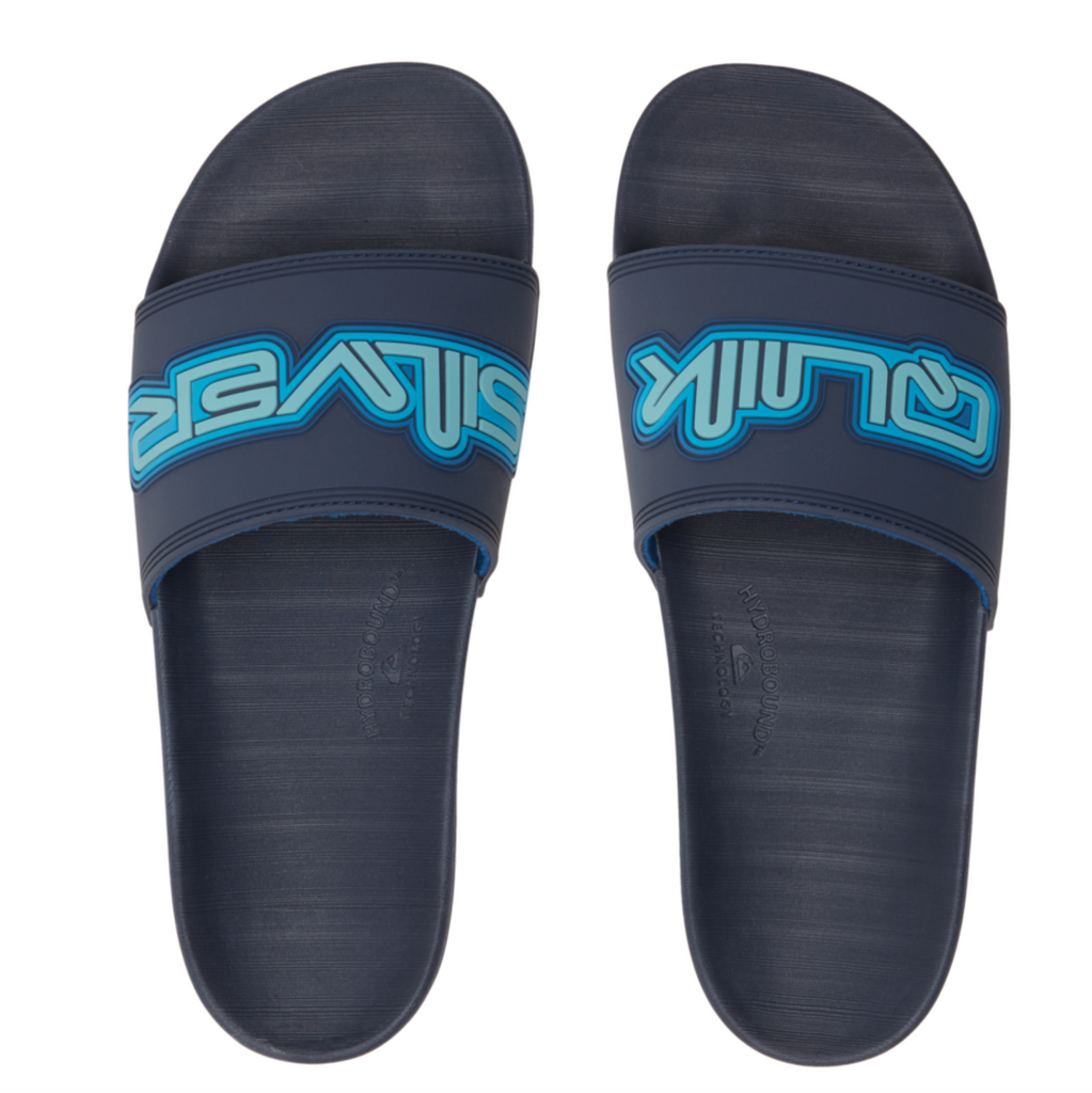 Chanclas de Pala Quiksilver Rivi Wordmark Slide Blue