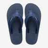 Chanclas Havaianas Brasil Surfer Costa Navy hombre azul marino con suela de goma texturizada estilo surfer y tiras cómodas para playa y verano