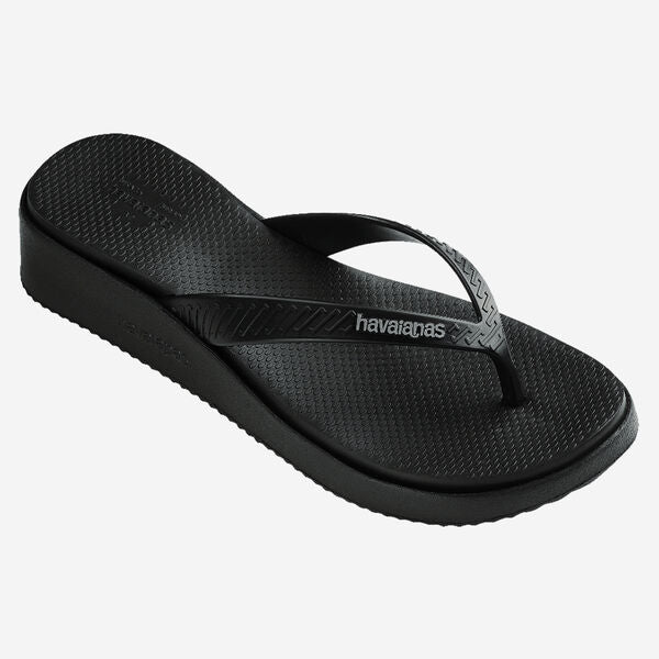 Chanclas Havaianas High Platform II Black negras de plataforma para mujer