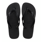 Chanclas Havaianas Top Black unisex negras de goma para verano y playa