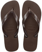 Chanclas Havaianas Top Brown unisex en color marrón con suela cómoda de goma ideales para verano, playa y piscina
