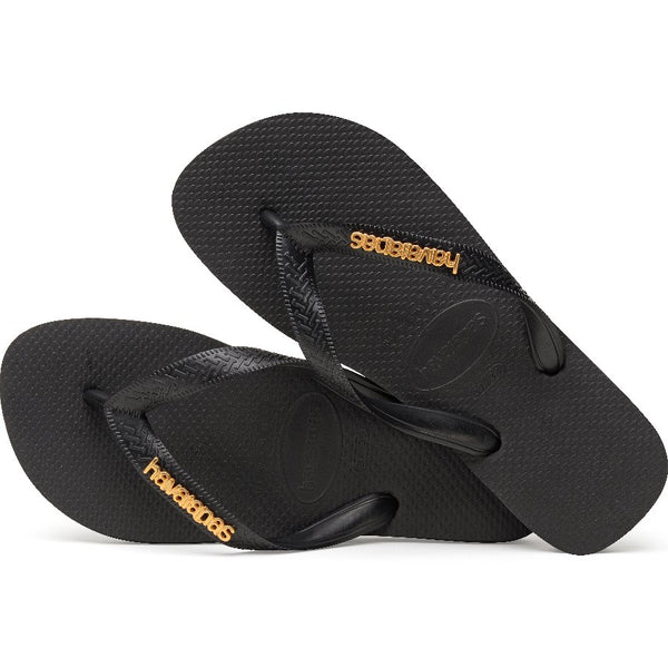 Chanclas Havaianas Top Logo Metallic Black